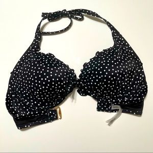 VS Black & White Bikini Top